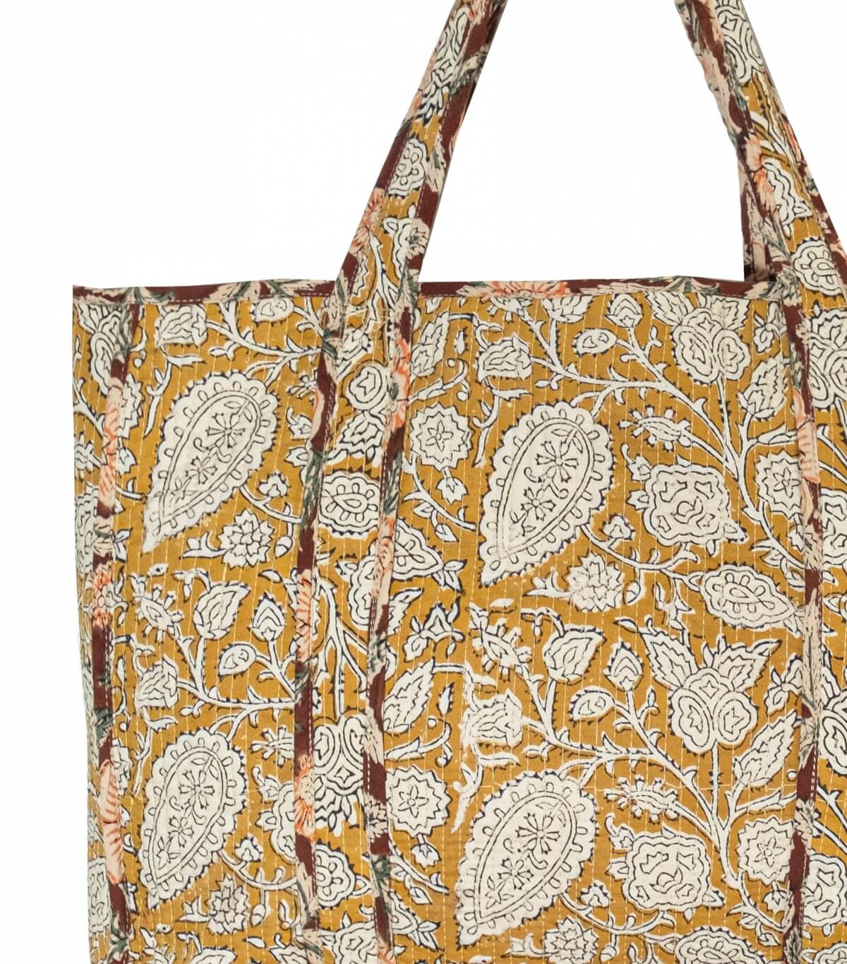 Cotton floral tote bag Arja | Jamini