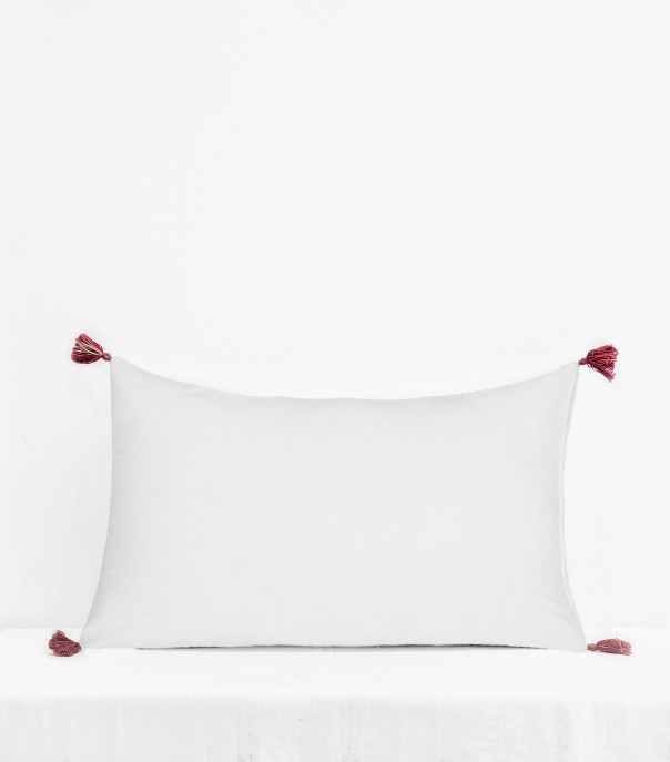 Housse de coussin 40X65 cm ethnique noir charbon