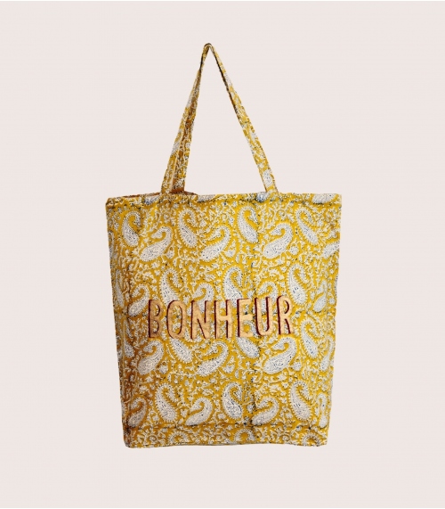 Paisley tote bag Bonheur