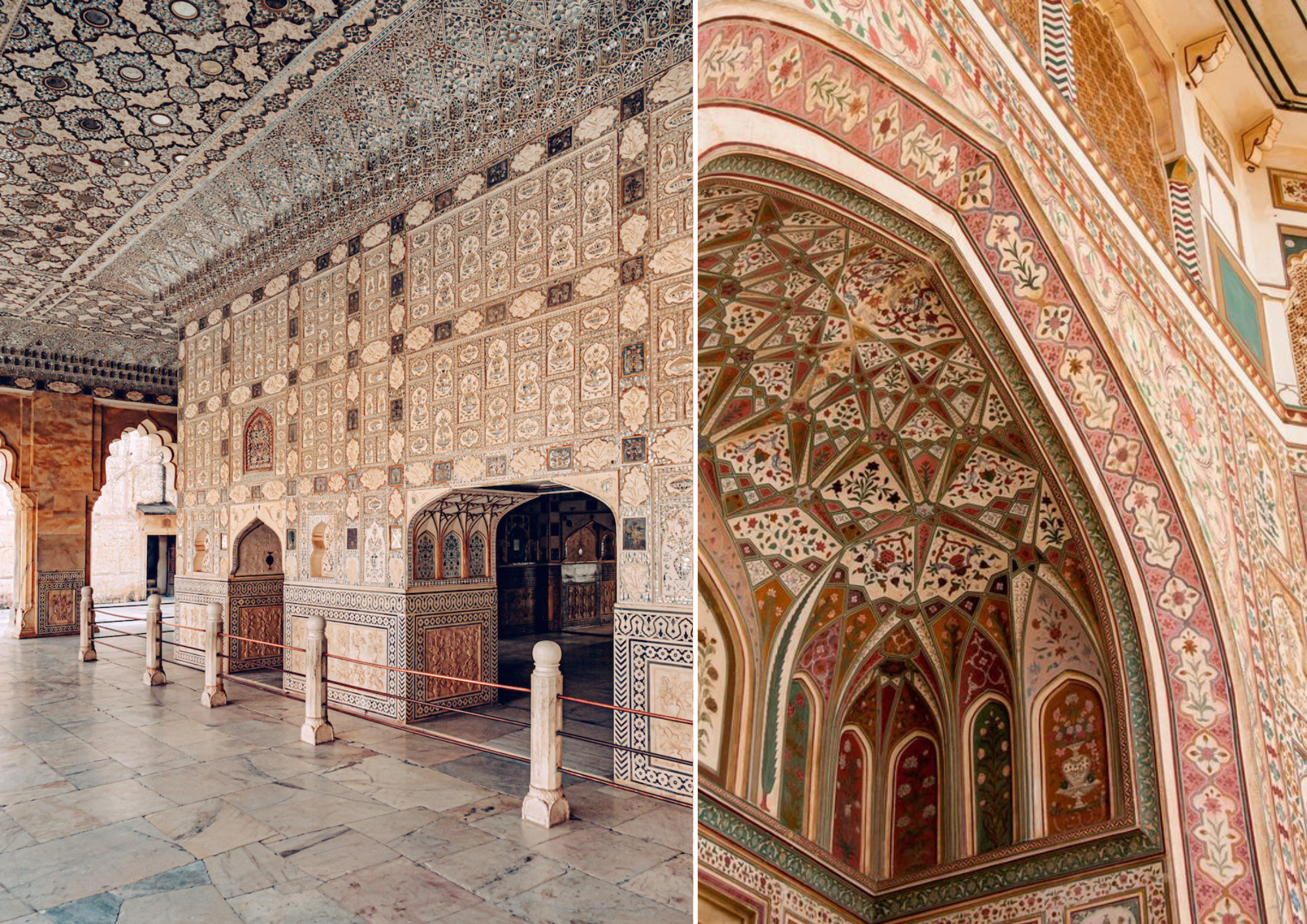 City Palace in Jaipur, Sculptures on Indian palace door